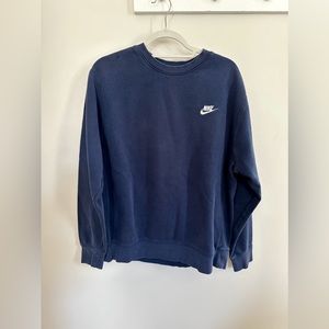 Nike Navy Blue Crewneck Sweatshirt